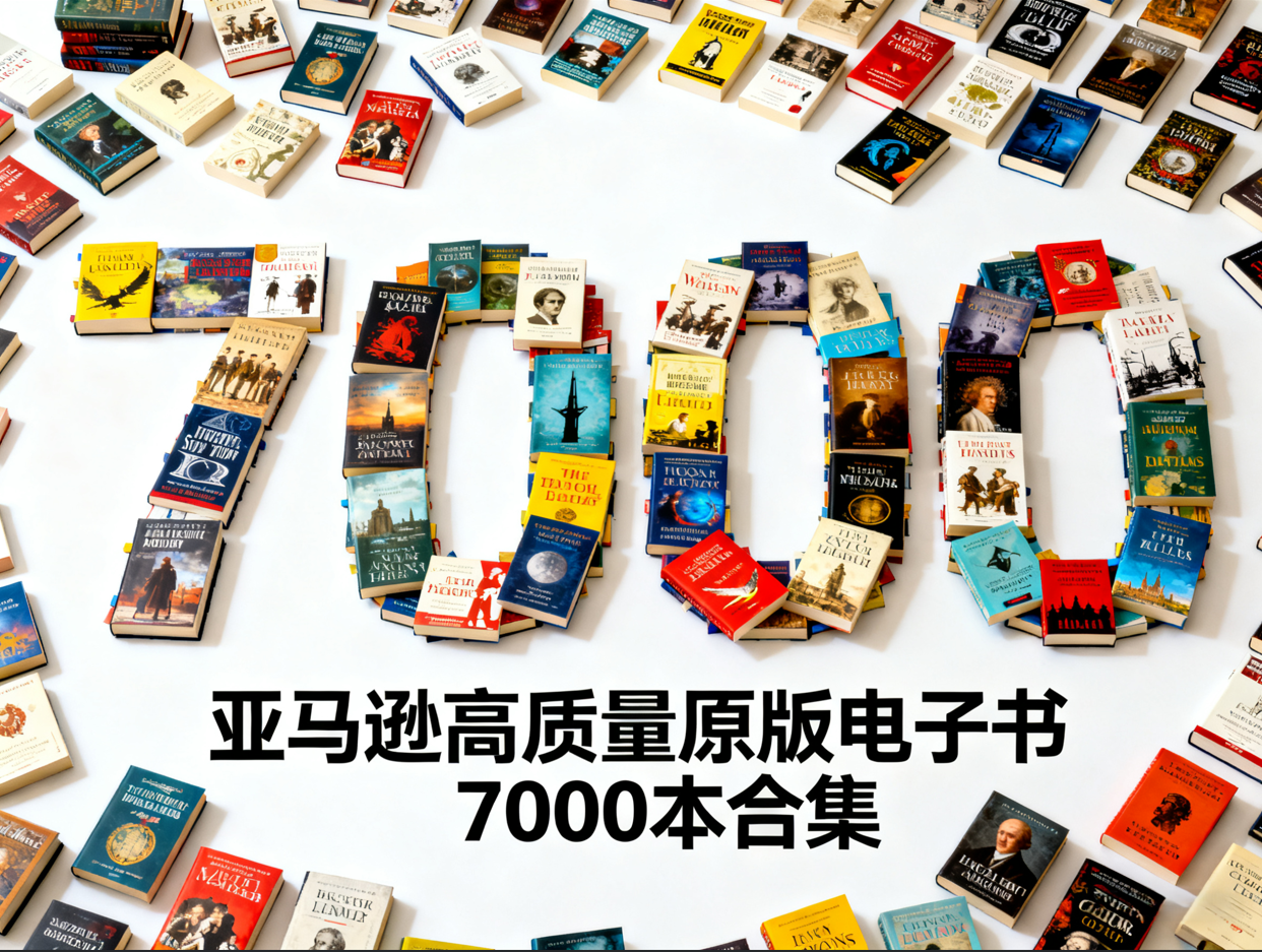 【个人珍藏极品资源】亚马逊高质量原版电子书7000本合集，价值上万元