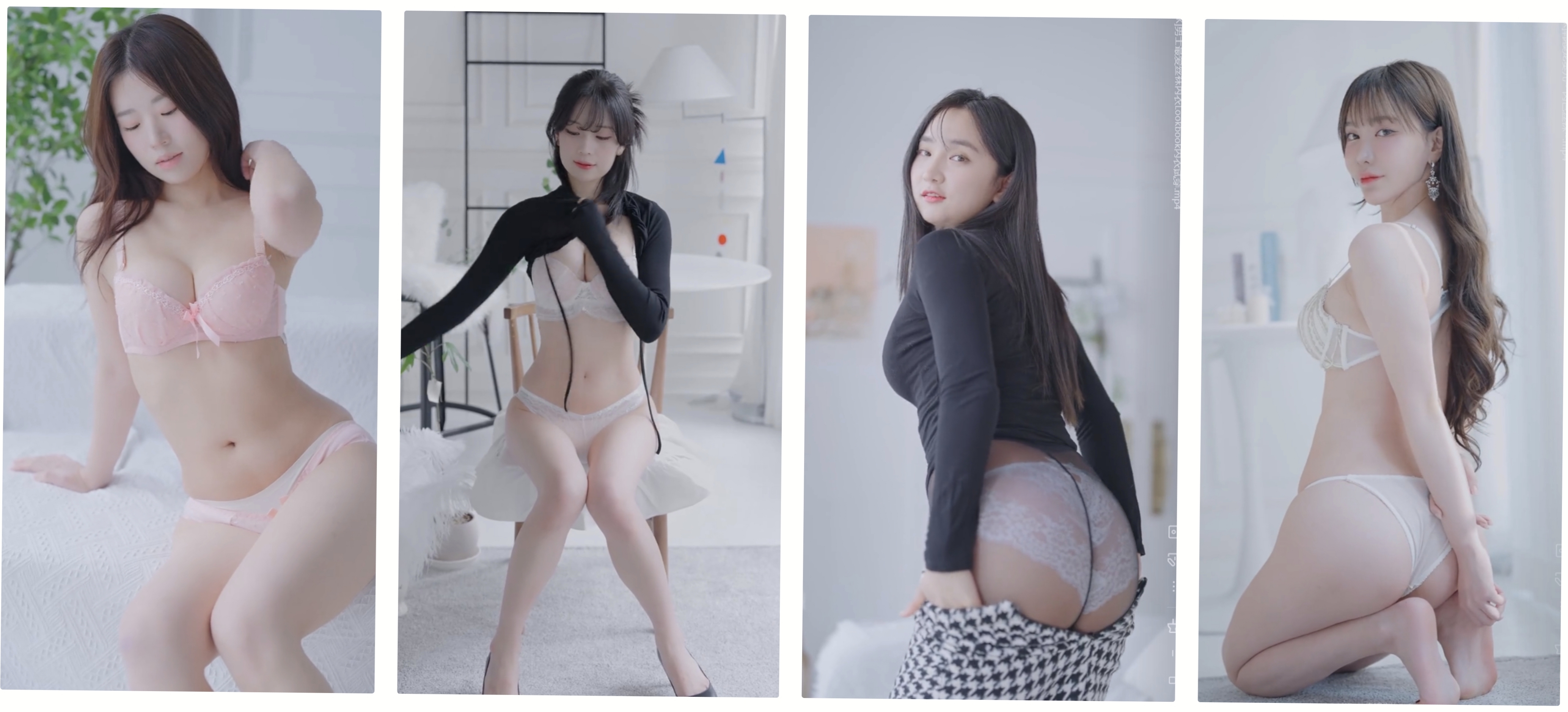 ❤️ 特别福利！韩国美女模特/内衣/丝袜 试穿/换衣合集，4K超高清画质，共28GB